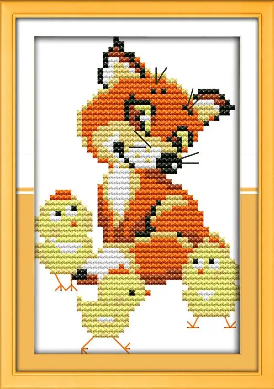 Free DMC Cross Stitch Kit for Embroidery 11CT Looking mother Crafts DIY Needlework Knitting Needles | Дом и сад