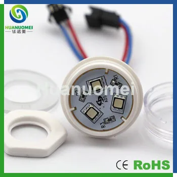 

UCS1903 12V waterproof 38mm 3smd 5050 rgb led amusement light pixels