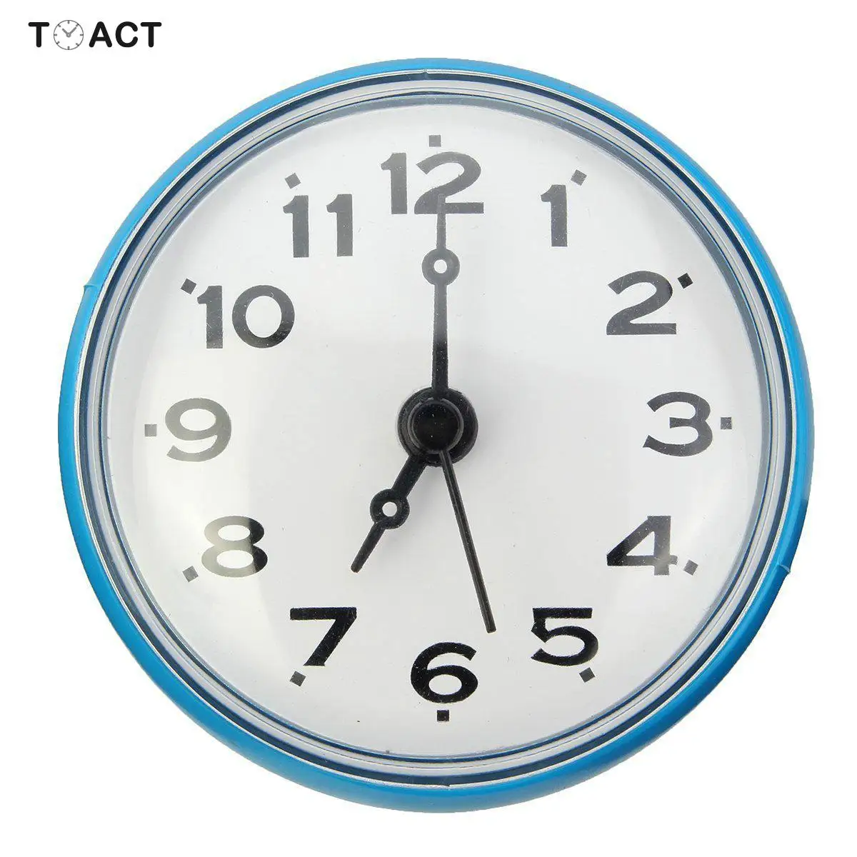 

Bathroom Clock Waterproof Shower Clock Bathroom Decor Sucker Removable Plastic Silent Kitchen Wall Watch reloj ducha