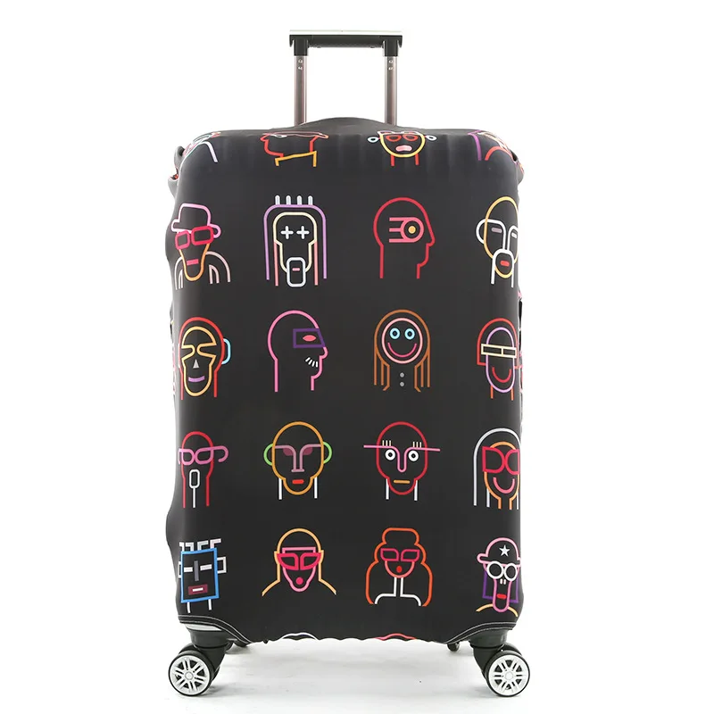 JULY'S SONG Luggage Protective Cover For 18 to 32 inch Trolley Suitcase Elastic Dust Bags Luggage Case Travel Accessories Supply JULY'S SONG Luggage Protective Cover For 18 to 32 inch Trolley Suitcase Elastic Dust Bags Luggage Case Travel Accessories Supply