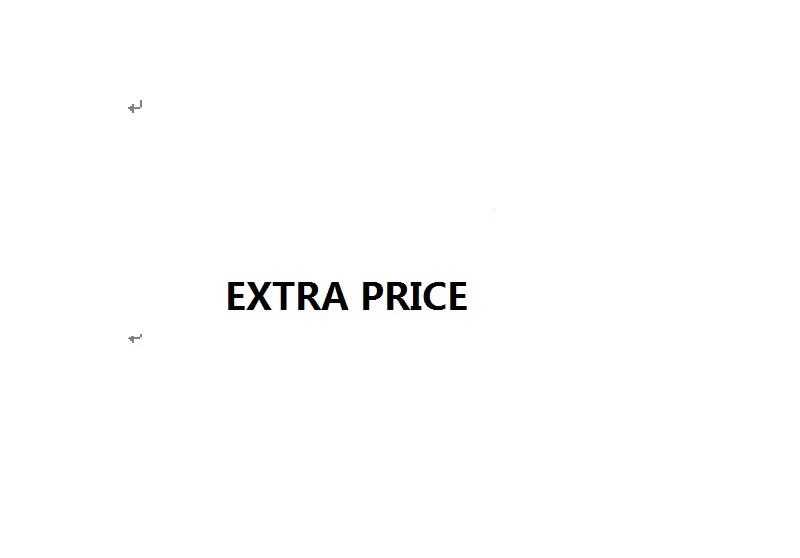 

extra price $9.56