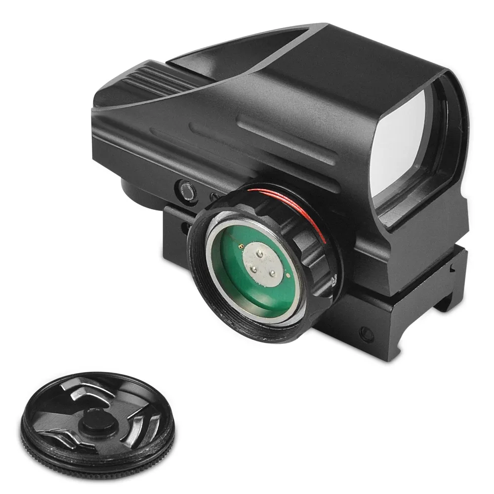 Ferroviário para a Caça Apto para 20mm Visão Óptica Holográfica Vermelho Verde Reflexo Laser Dot Sight Scope Picatinny 1x33mm 4 Cheap Lunetas Riflescopes