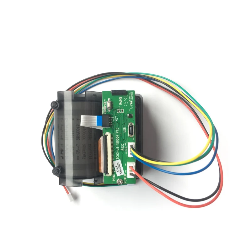 58 мм RS232 и usb 12v dc панель принтера встроенный в автомобиль поддержка нескольких