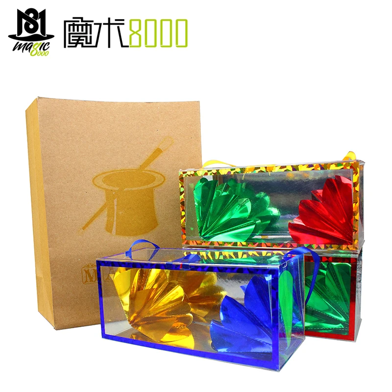 

The large Flower Box Production Dream Bag Magic Tricks Close Up Easy Magic Accessories large size