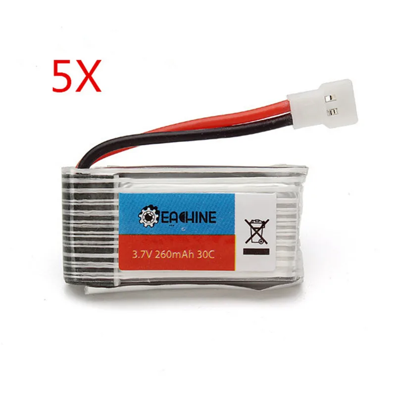 Eachine Quadcopter Spare Parts H8 Mini H8 3D Battery 3 7V 260mAh high quality