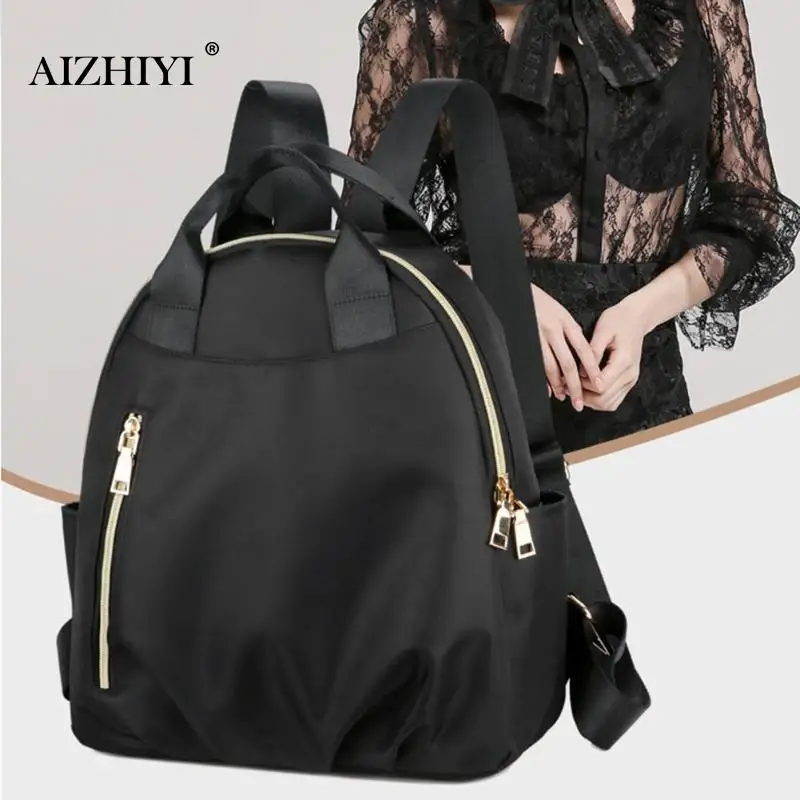 À De Dos Sacs Mini Adolescent D'école Mode En Sac Filles Noir Classique Femmes Casual Petit Nylon Étudiants Dames Voyage wqfIT7