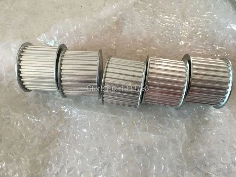 

High quality aluminum alloy material 50teeth 35mm width T5 pulley for motor running(5pieces per pack)