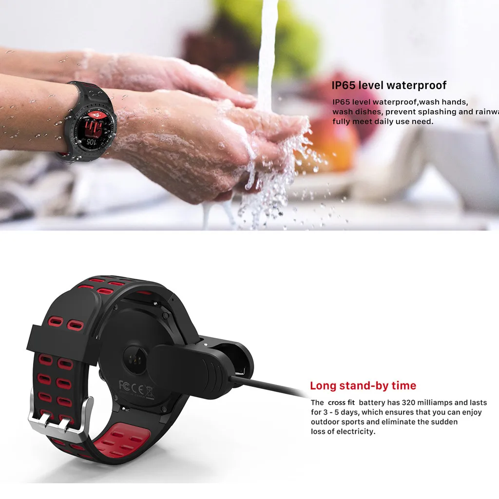 Beautyss Smart Watch Running Sport GPS Phone Call Smartphone Waterproof Heart Rate Compas amazfit b