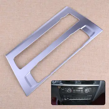 

CITALL Chrome Car Styling Center Console Air Condition Button CD Panel Trim For BMW X3 2011 2012 2013 2014 2015 2016 2017 2018
