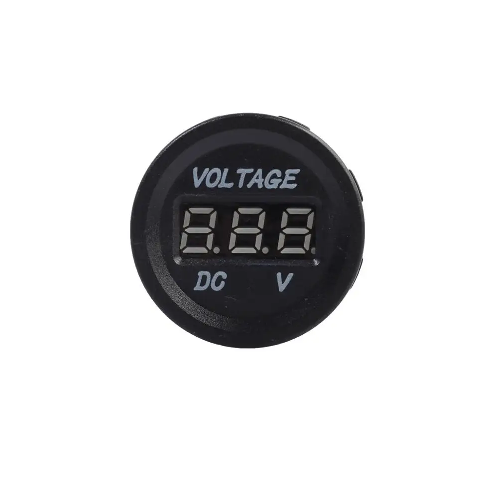 REXLIS DC 12 V-24 V Цифровой Панель вольтметр Напряжение метр тестер Led Дисплей для автомобиля мотоцикла Авто Мото
