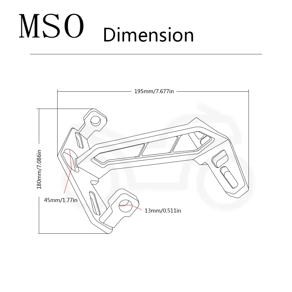 Для HONDA MSX 125 MSX 300 MSX125 MSX300 ЧПУ Алюминий мотоцикл номерной знак рамка номерного кронштейн-держатель с легким