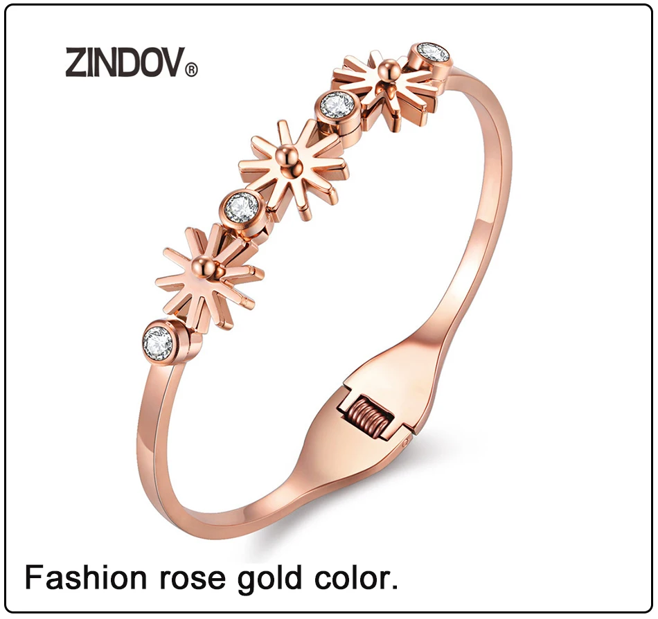 flower bangle bracelet  (4)
