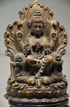 

Exquisite Chinese Old Rock Stone Hand-Carved Statues - Guanyin