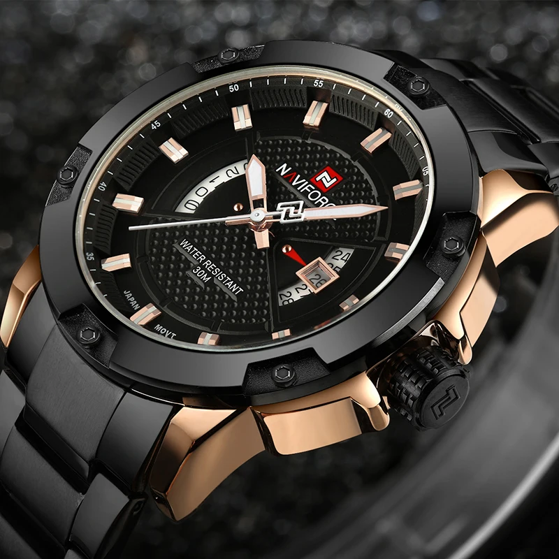 Prix pour 2017 Hommes Montre De Luxe Marque NAVIFORCE Homme Sport Militaire Montres Hommes Quartz Date Horloge De Mode de Montre-Bracelet Relogio Masculino Prix pour 2017 Hommes Montre De Luxe Marque NAVIFORCE Homme Sport Militaire Montres Hommes Quartz Date Horloge De Mode de Montre-Bracelet Relogio Masculino