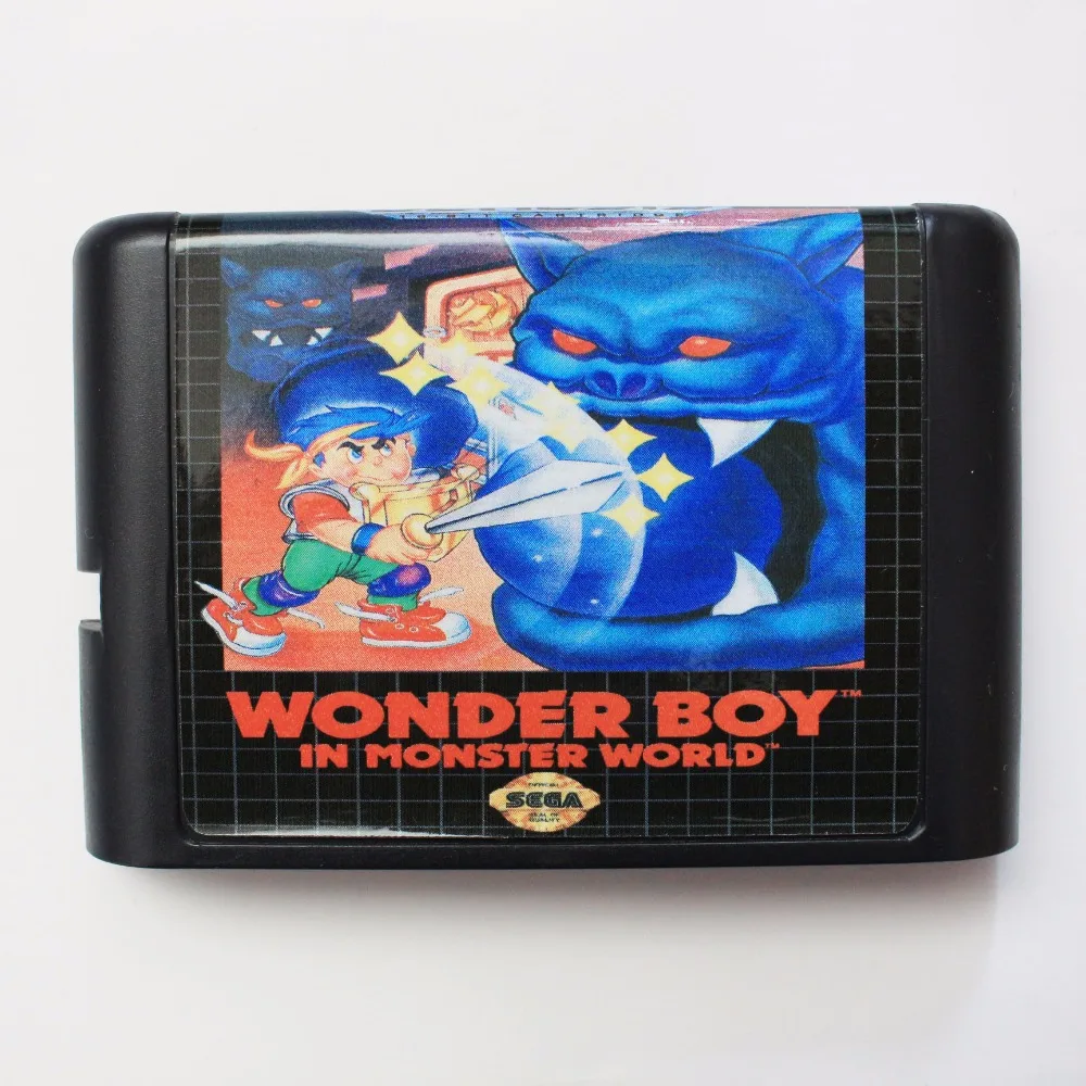 Игровая карта Wonder Boy 16 бит MD для Sega Mega Drive Genesis|Картриджи| |