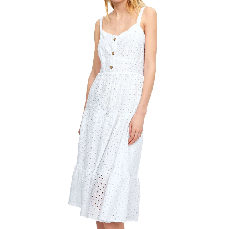

Summer dress 2019 casual embroidery white dress off shoulder sexy dress hollow womens clothing halter long dress vestidos