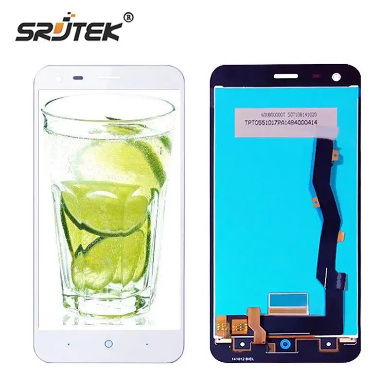 

Srjtek For ZTE Blade S6 Plus LCD Screen LCD Display Touch Screen Assembly Replacement 5.5'' For ZTE Blade S6 Plus Display White
