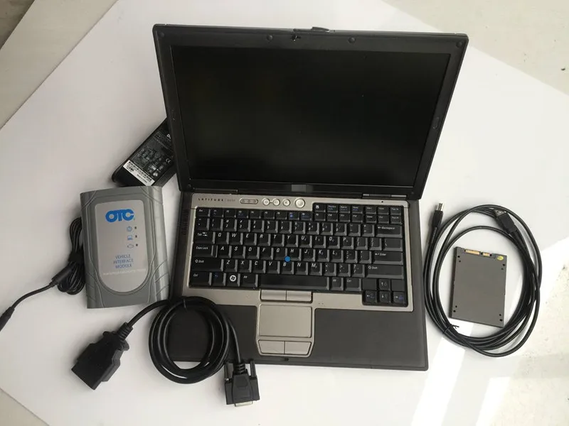 Лучший для TOYOTA OTC последний 13.10.019 Global Techstream GTS OTC VIM OBD сканер OTC сканер для Toyota IT3 ssd в D630 ноутбук