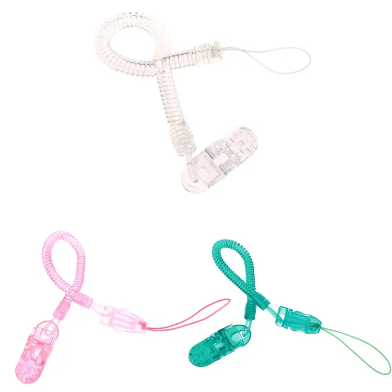

Baby Kids Boy Girl Chain Clip Holders Dummy Pacifier Soother Nipple Leash Strap