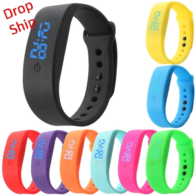 Rubber LED Watches Date Sports Relogio Masculino Feminino Esportivo Bracelet Dig Rubber LED Watches Date Sports Relogio Masculino Feminino Esportivo Bracelet Dig