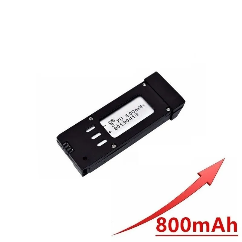 

Upgraded Version 3.7V 800mAh Lipo Battery For E58 S168 JY019 RC Drone Quadcopter Spare Parts 3.7v Rechargeable Battery 1pcs/sets