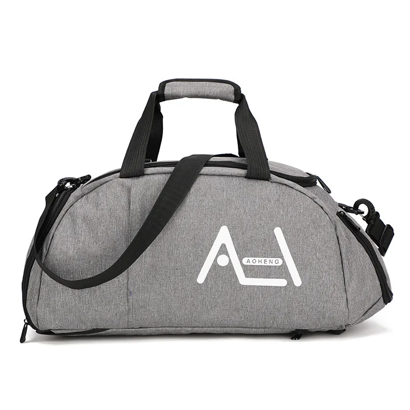 Большой Вместительный женский рюкзак, мужские дорожные спортивные сумки для фитнеса, сумка через плечо, чемодан, повседневный уличный рюкзак для подростков - Цвет: Gray