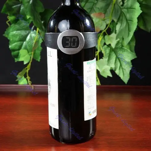 

E74 Electric Digital Red Wine Bottle Thermometer Wine Watch