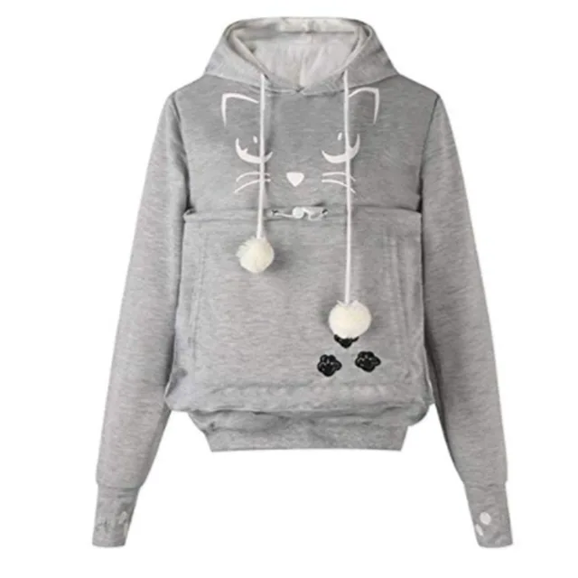 Unisex Big Kangaroo Pouch Hoodies For Men and Women, Autumn Winter