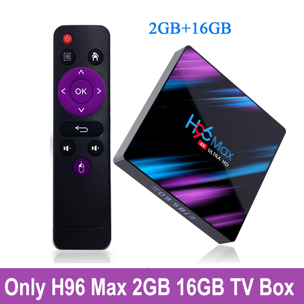 Set top TV Box 4 Гб 64 Гб USB 3,0 Bluetooth 4,0 Android 9,0 9 оs 4K 4096x2160 H96 Max Смарт пятиядерный ГП Mali-450 RK3318 GPU 2,4 г/5G - Цвет: Золотой