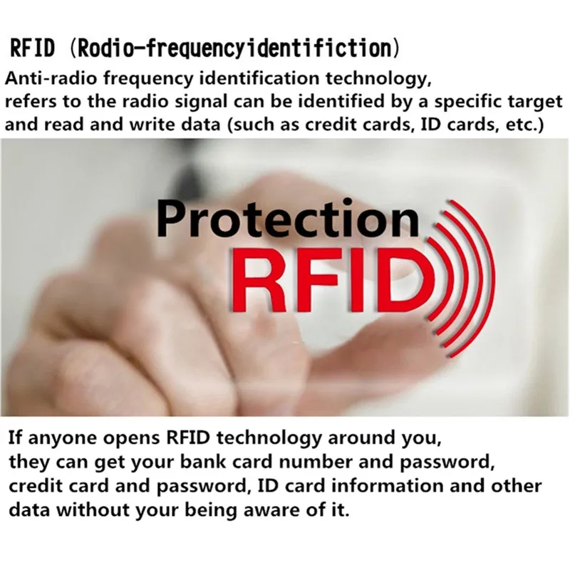 Осмонд Для женщин проездной документ ID кредитных карт держатели RFID Обложка для паспорта визитница картами Слоты Чехол Анти-Вор бумажник