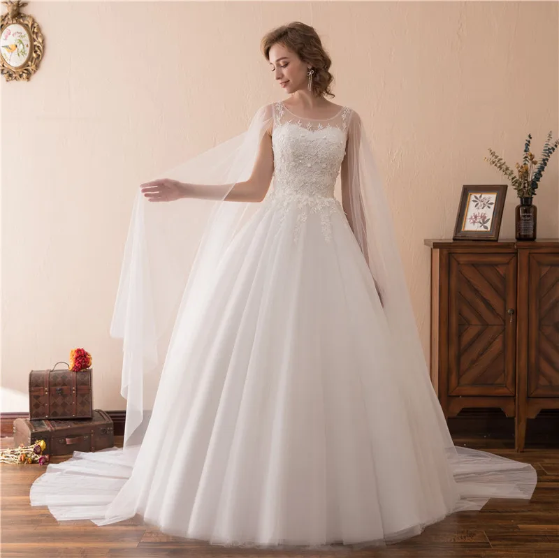 Forevergracedress Свадебные платья с открытой спиной 2019 линия со шнуровкой сзади Формальные Свадебные платья Плюс Размеры индивидуальный заказ