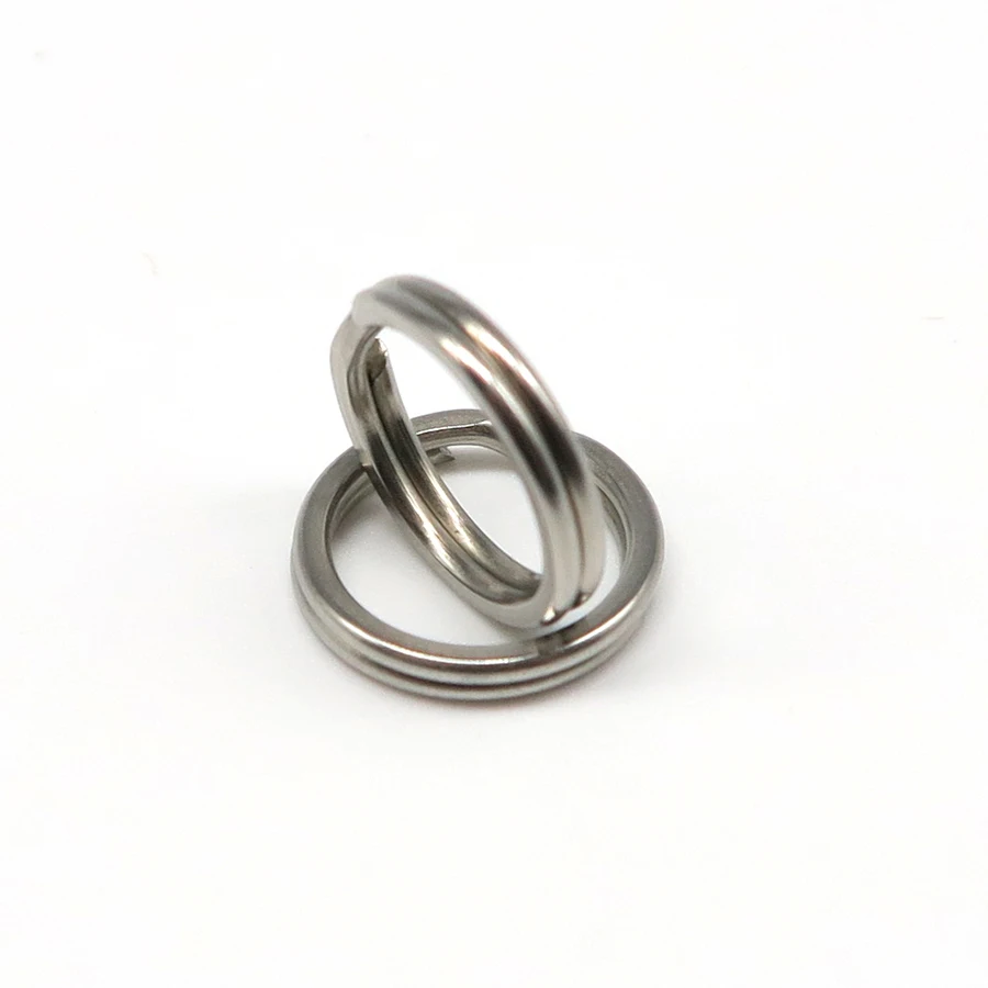 200 pcs/lot Lure Ring Stainless Steel Split Rings for Blank Lures