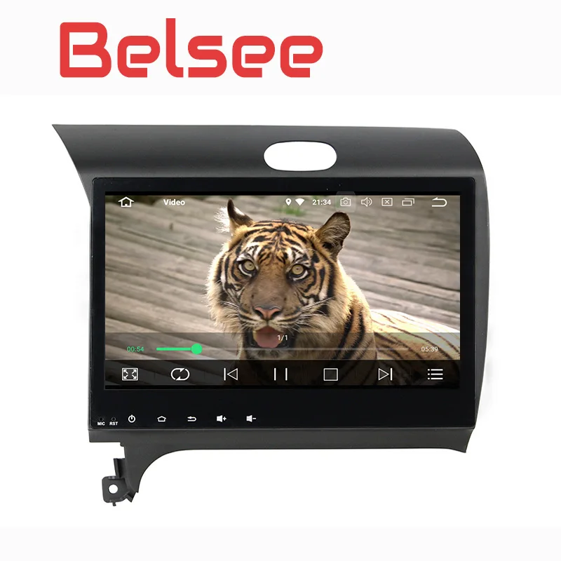 Best Belsee Android 8.0 2 Din Car Radio for Kia Ceed Stereo Touch Screen Head Unit IPS  4GB PX5 Core GPS Navigation WiFi Bluetooth 3