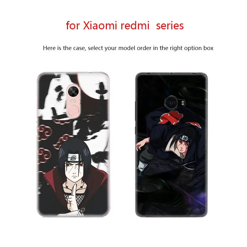 Чехол с аниме Наруто Итачи Учиха для Xiaomi Mi 10 8 A2 A3 CC9 Lite 9 Note Pro a1 a2 5x 6x|Бамперы| |