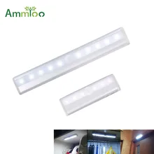 AmmToo алюминиевый светодиодный комнатный светильник с PIR датчиком движения бар настенный светильник для гардероба прохода лестницы кухонное освещение для шкафа