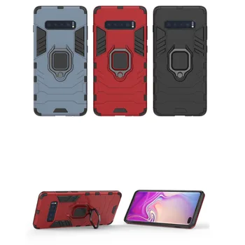 

Luxury Ring Armor Case For Samsung Galaxy S10 / S10 Plus Car Magnetic Bracket Holder Back Cover For S10 Plus Shockproof Coque