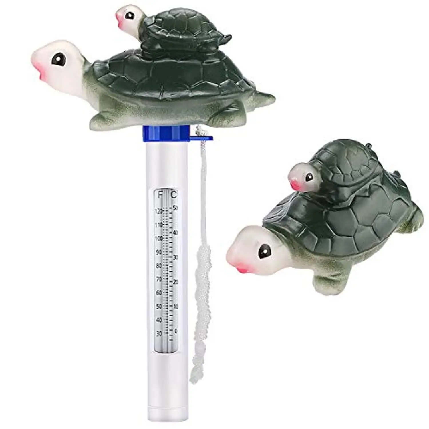 Плавающий термометр портативный милый животное плавающий термометр для всех наружных и внутренних бассейнов спа термометр для воды