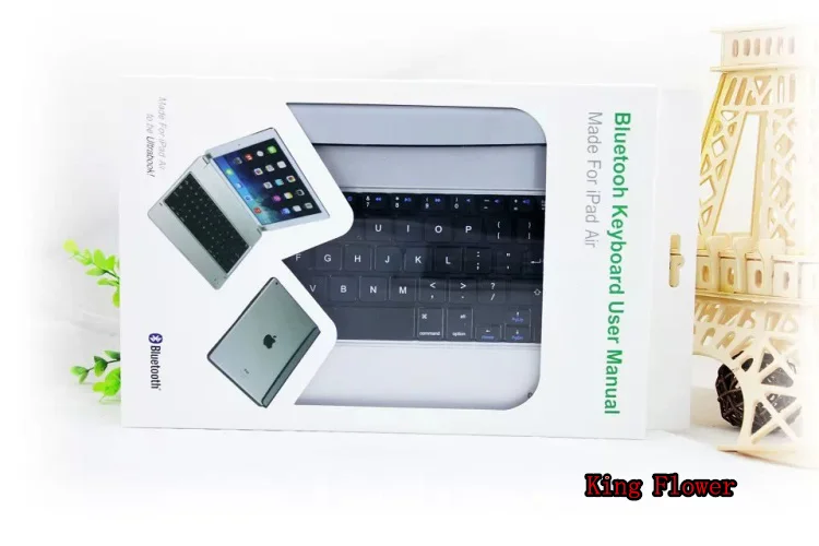 Дизайн Чехлы C клавиатурой Bluetooth чехол для ipad Air 9," дюймовый планшет клавиатура чехол для ipad 5+ Горячие 3 Подарки