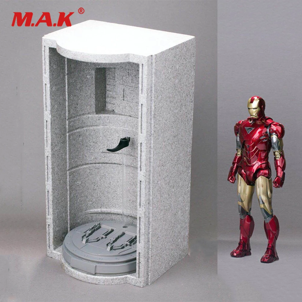 

For 30cm action figure 1/9 1/6 Iron Man Display Box Scene component Display Acrylic Hall of Armor Dust-free Box