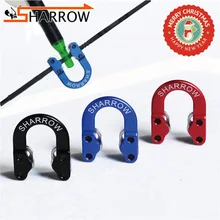 Ship From USA Warehouse Archery Aluminum D Loop Release Bowstring Safety Release Metal For Compound Bow Shooting Accessories