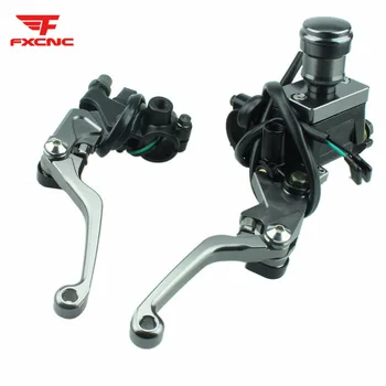 

7/8" 22MM Dirt Pit Bike Motocross Brake Clutch Lever Master Cylinder Brake Lever For Kawasaki KX65 KX85 2001 - 2013 2002 2003