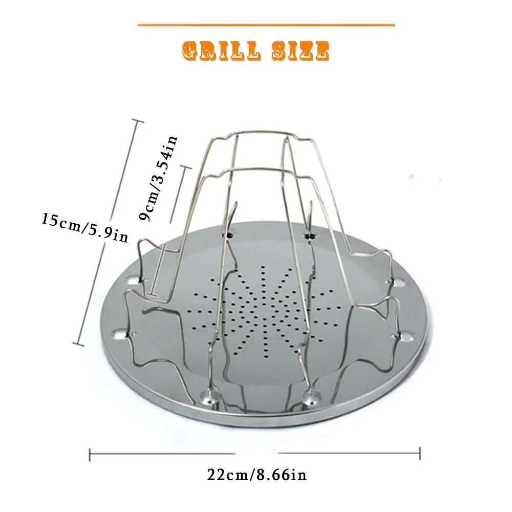 YUETOR открытый складной походная плита тостер из нержавеющей стали держатель для кемпинга 4 ломтика тостер лоток для приготовления пищи для завтрака барбекю Вечерние
