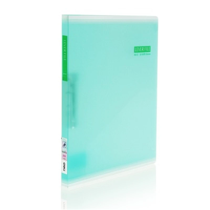 

DL Effective 5304 single clip strong clip + pocket folder folder translucent matte color series Stationery office supplies for
