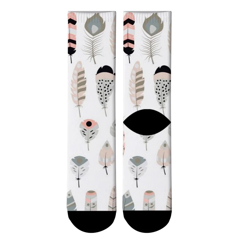 3D дизайн забавные Носки с рисунком для женщин уличные забавные длинные носки harajuku модные популярные новые носки 5ZWL17 - Цвет: Style11