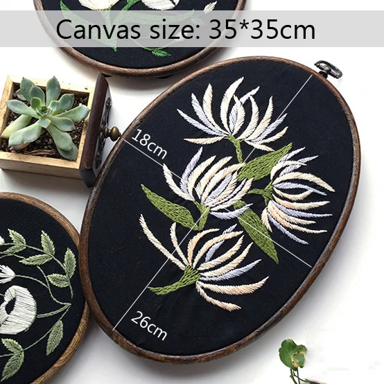 DIY 3d вышивка для начинающих наборы для рукоделия вышивка крестиком красивые цветы и бабочки настенный Декор для дома с рамкой - Цвет: 1