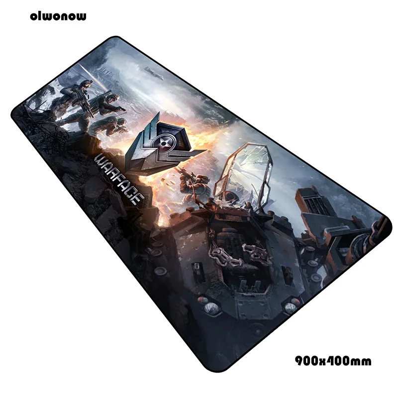 Warface padmouse 900x400x3 мм игровой коврик для мыши популярный большой коврик для мыши геймерский компьютерный стол милый коврик notbook mousemat pc - Цвет: Size 900x400x3mm