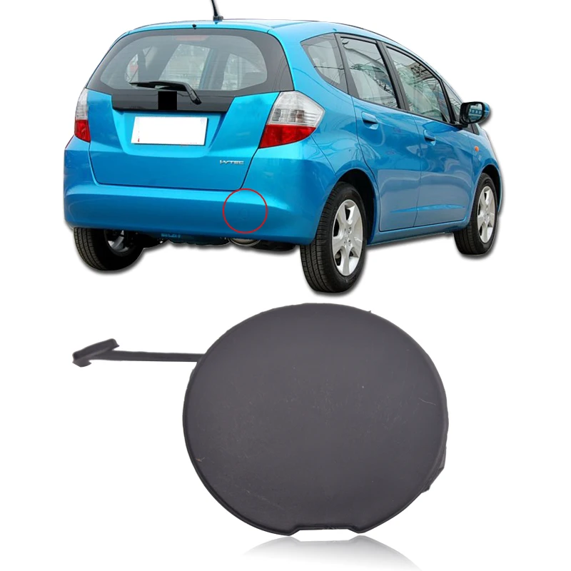 

CAPQX Rear trailer cover Bumper Tow Hook Cover Cap Bumper Arm Cover 71504-TF0-000 FOR HONDA FIT GE6/GE8 2009 2010 2011