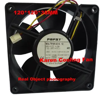 New and original MULTIFAN 4214/12 24V dual 4.3W 3-wire fan drive for For PAPST 120 120 38MM New and original MULTIFAN 4214/12 24V dual 4.3W 3-wire fan drive for For PAPST 120 120 38MM