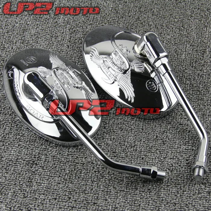 

Suitable for Honda Shadow 400 VT750 VT1100 retrofit retro mirror Eagle rear view mirror reversing mirror.