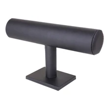 Бренд и высокое качество 1 Ланч-бокс черные кожаные часы браслет ювелирные изделия Дисплей держатель стойки